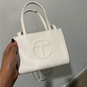 Telfar Cream Mini Bag